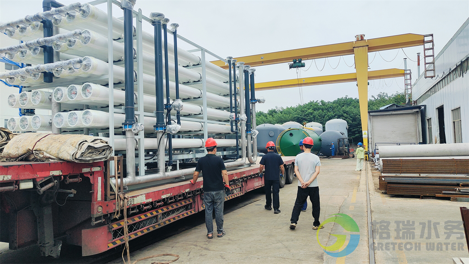 新疆某能源企业 2*100t/h浓水零排放处理项目发货